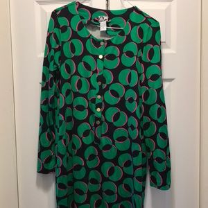 Size 12 Diane von Furstenberg Button Dress